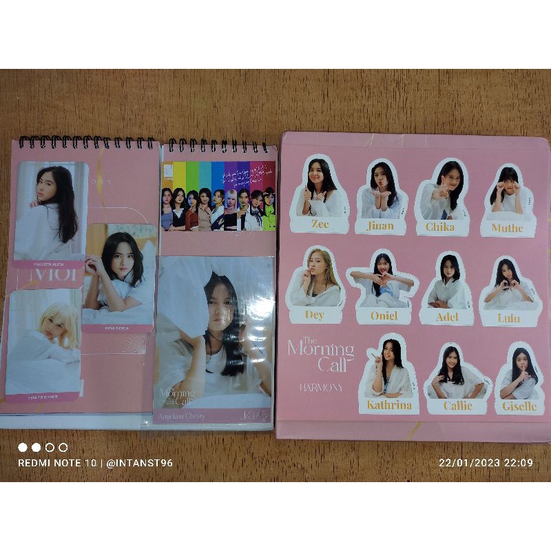 PC PP Christy Feni Adel Callie JKT48 Kalender 2023 The Morning Call Photopack Photocard