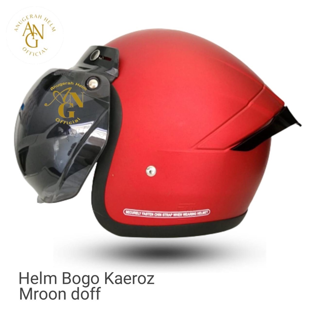 Helm Bogo spoiler polos kaca bogo TERBARU