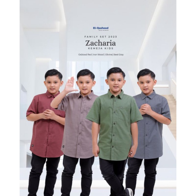 Zacharia Kemeja Kids Sarimbit Yasmeera 2023
