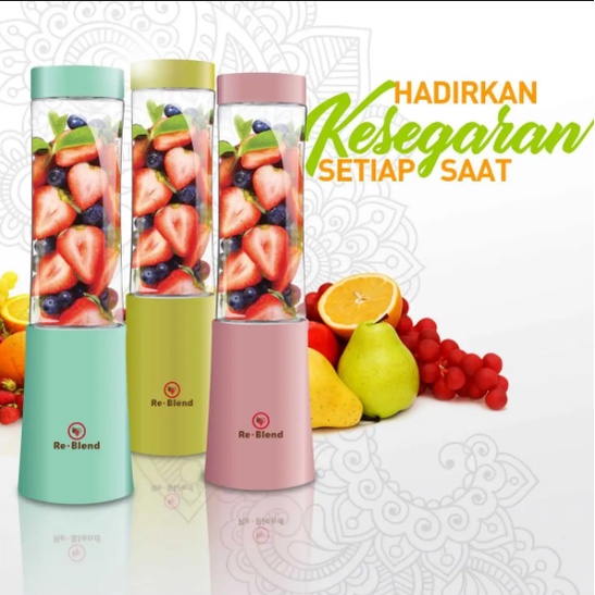 RB BLENDER ReBlend RL-80 (PLASTIK / 280 ML) GARANSI RESMI