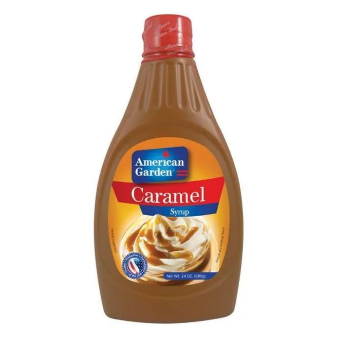 

AMERICAN GARDEN CARAMEL SYRUP 680gr IMPOR