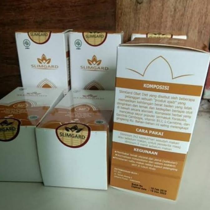 Cod Terbaru slimgard asli obat diet suplement slim gard penurun berat badan terbaik tanpa efek sampi