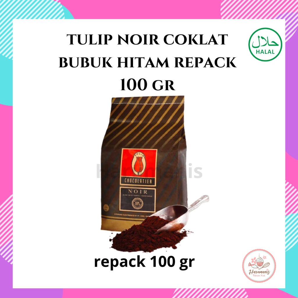 

Tulip Noir Coklat Bubuk Hitam Repack 100 gr