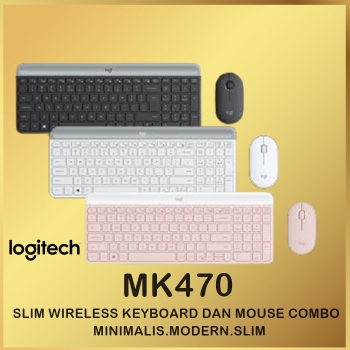 Logitech MK470 / MK 470 Slim Combo Keyboard &amp; Mouse Wireless