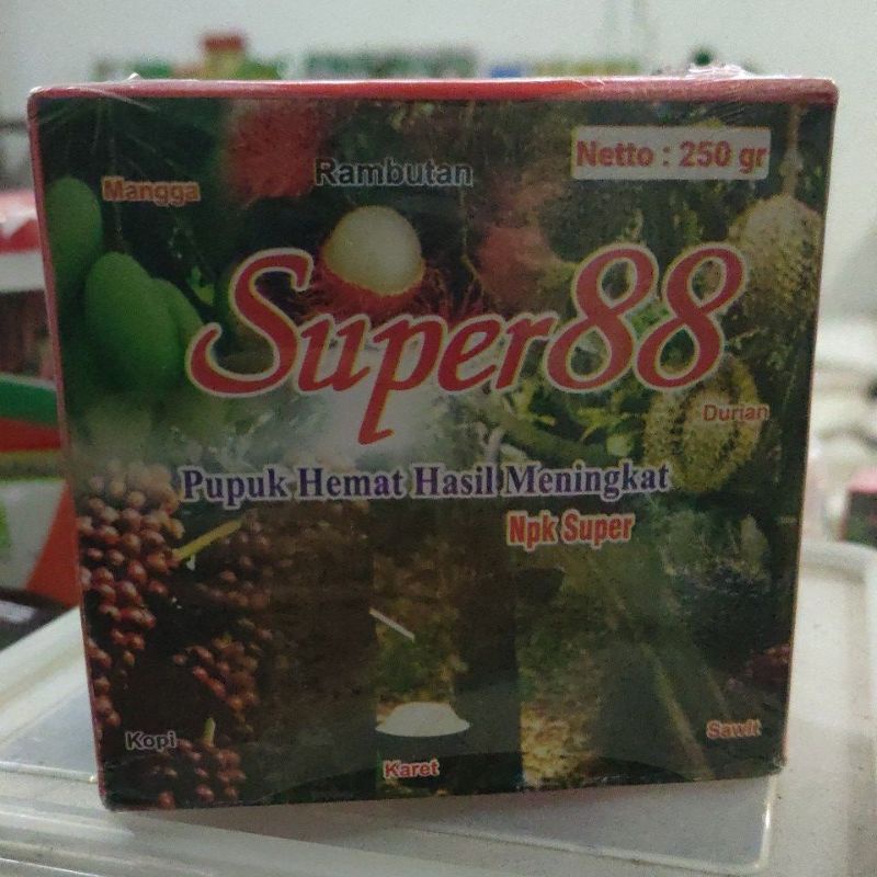 PUPUK NPK SUPER88 250gr 100% ORIGINAL