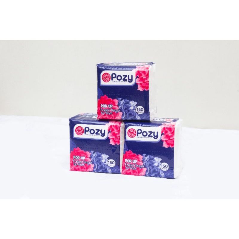 ‼️PROMO‼️ TISSUE WAJAH POZY POP UP FACIAL TISSUE 150 LEMBAR 2 PLY