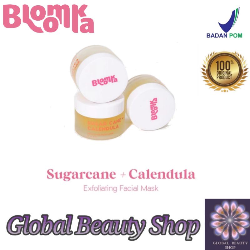 Bloomka Sugarcane + Calendula Extoliating Gel Mask