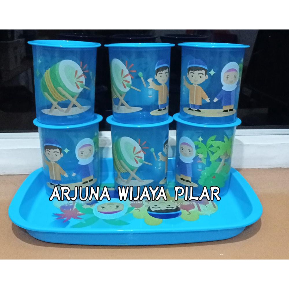 TOPLES lebaran set 6 jumbo 1000gr + 1 nampan tobaki Calista bubblewrap
