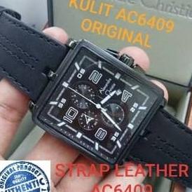 STRAP KULIT TALI JAM TANGAN ALEXANDER CHRISTIE AC6409 AC 6409 ORIGINAL ---NEW---