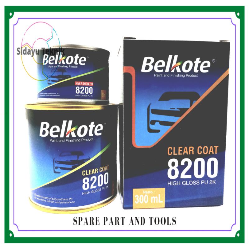 Cat Pernis Belkote Clear Gloss 8200 300ml