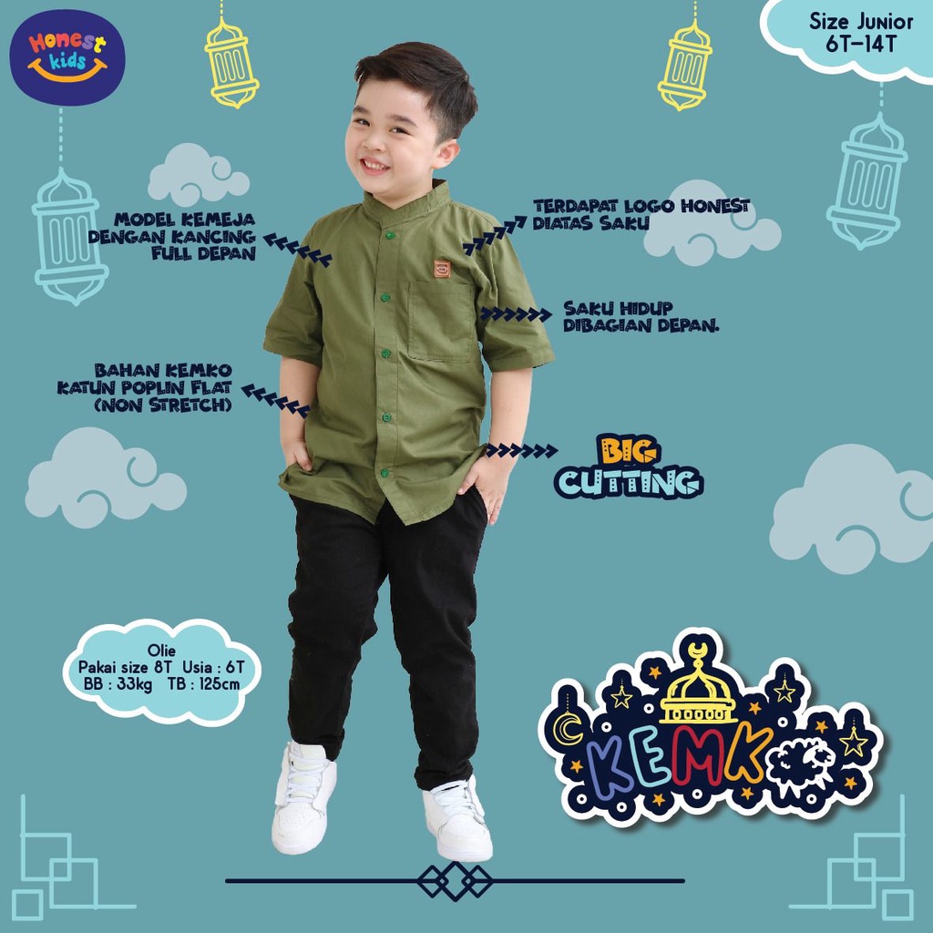 KEMKO Kemeja Koko anak by Honestkids