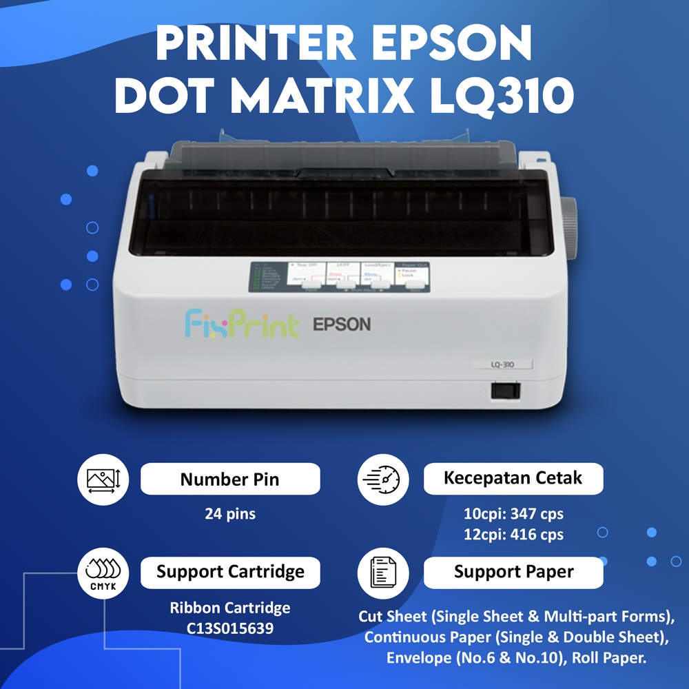 Printer Epson Dot Matrix LQ310 LQ-310 LQ 310