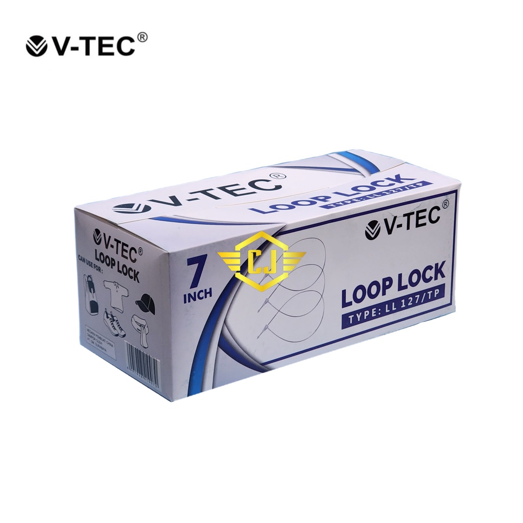 

V-TEC Loop Pin Lock Pins 7 Inch Tali Hang Tag LL-127/TP