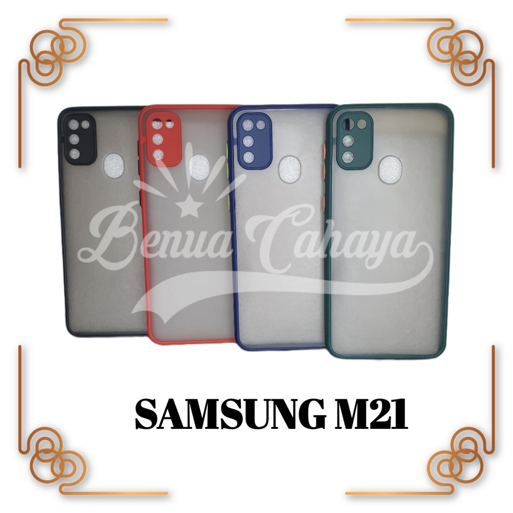 CASE SAMSUNG M21 CASE DOVE CASE MATTE FULL COLOUR-SAMSUNG M21