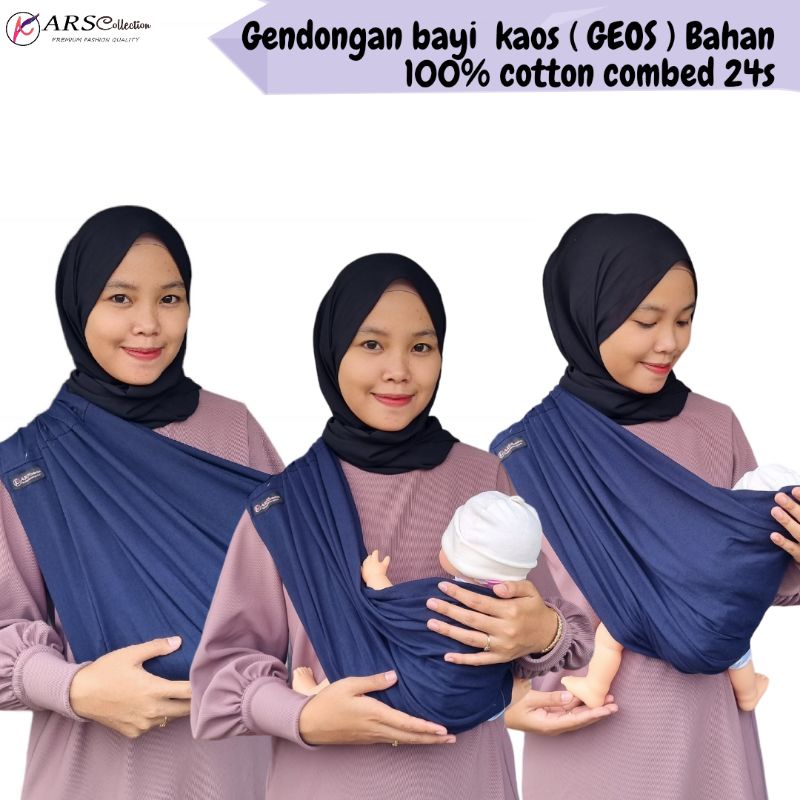 Gendongan Bayi Kaos Geos Premium Series