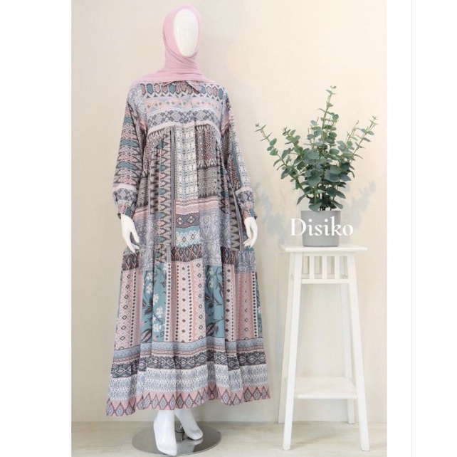 Terbaru , Gamis Elvana , Gamis Katun Lionel Richie , Gamis busui muslimah , Original Disiko Exclusiv