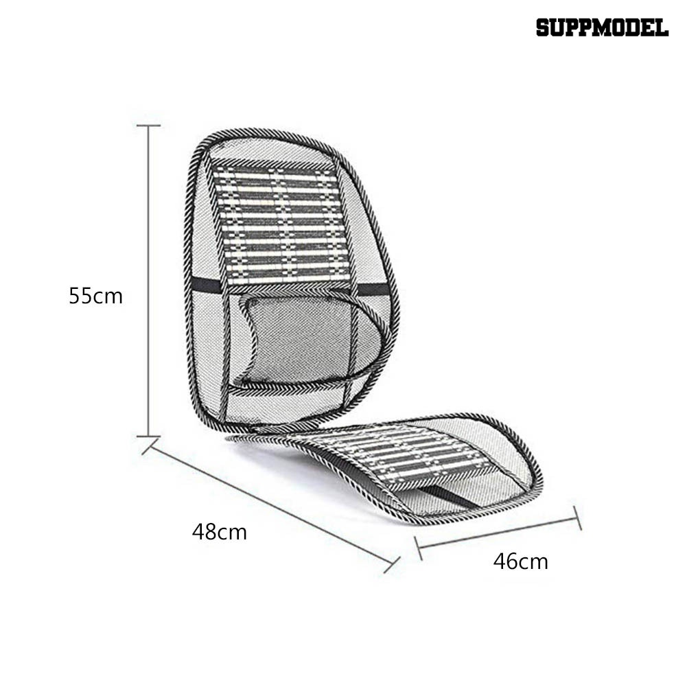 [SM] Musim Panas Bernapas Ventilasi Pinggang Pijat Pad Kursi Mobil Bantalan Pendingin Mat