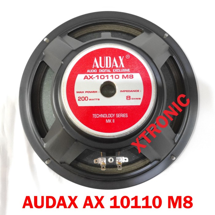 Speaker AX 10110 M8 Speaker Audax 10inch 10 inch FR Full Range AX10110
