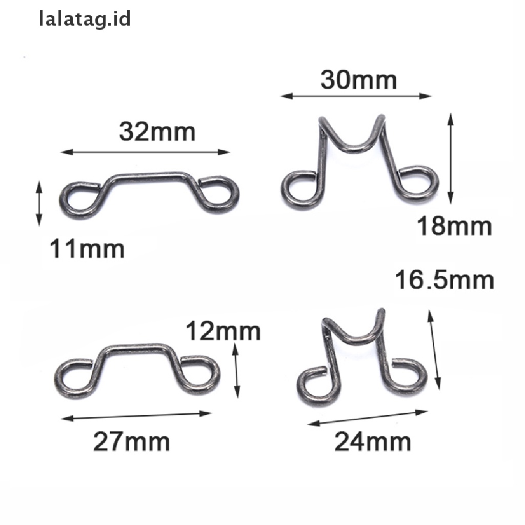 [lalatag] 1set DIY Invisible Adjust Button Metal Jeans Waist Gesper Yang Dapat Dilepas Kancing Pinggang [ID]