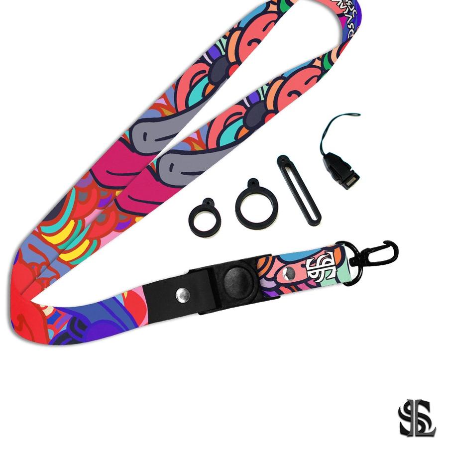 

정 SL Premium lanyard motif Doodle - Doodle Series DDL-04 Terlaris!