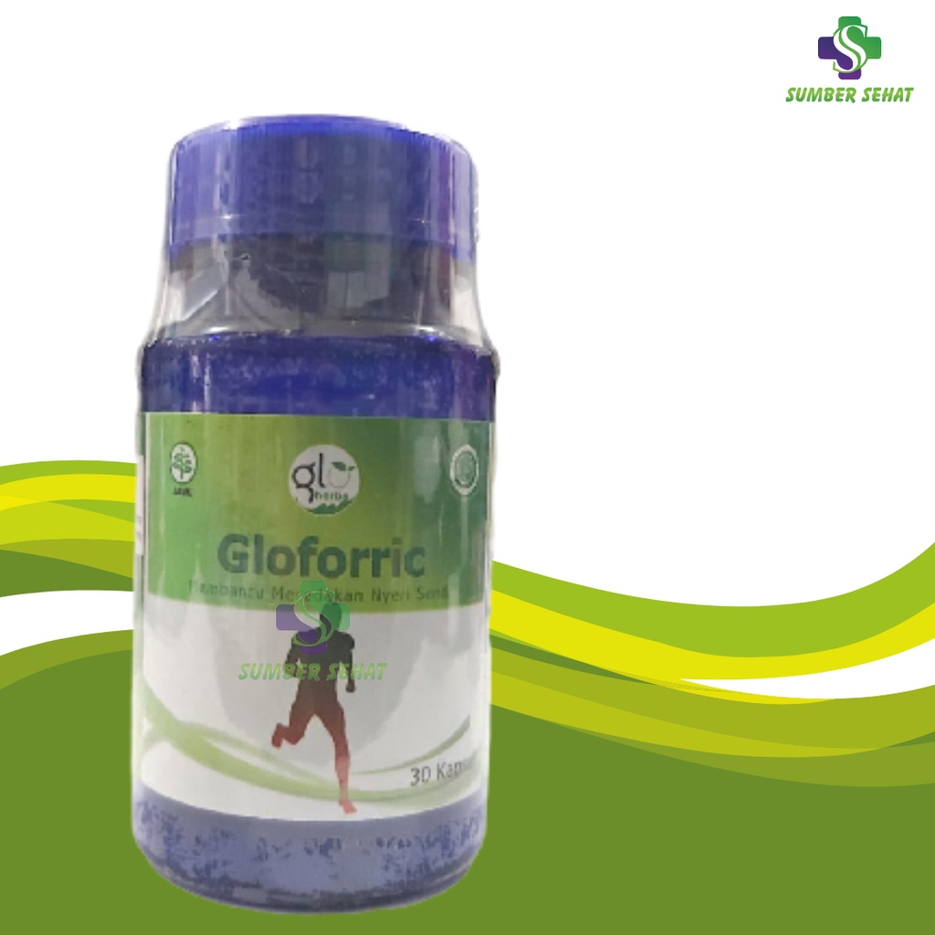 GLO HERBS GLOFORRIC BOTOL 30 KAPSUL