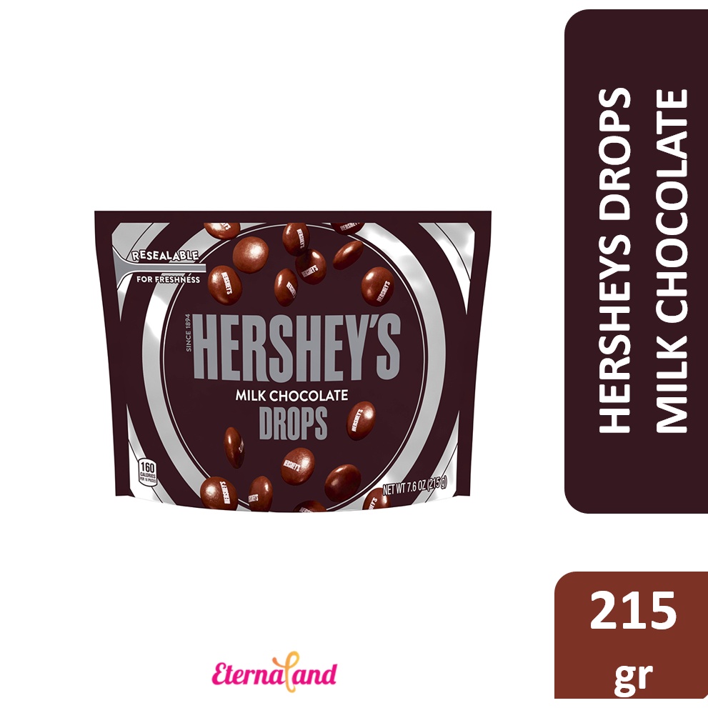 

Hershey Milk Chocolate Drops 7.6 Oz