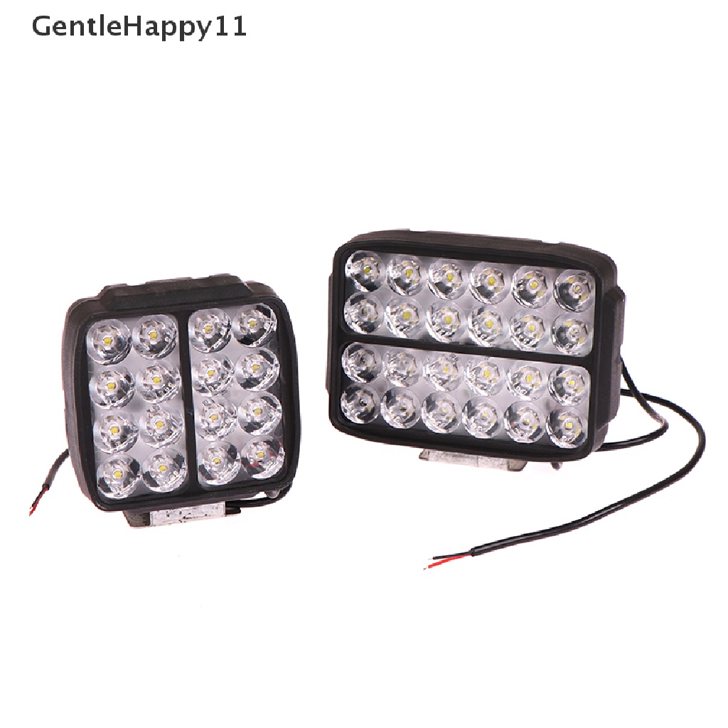 Gentlehappy 1pcs Lampu Depan Motor 12V-100V Motor Spot Head Light16 24 32 36 led id