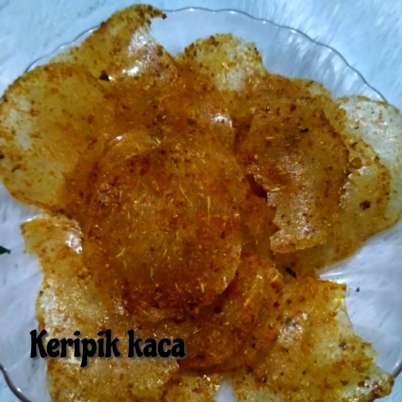 

Keripik kaca pedas 250 gr | Camilan kiloan murah