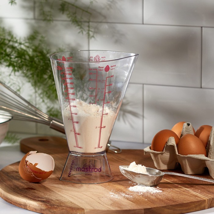 Gelas Mastrad Reverso Measuring Glass Rice Sugar Liquid Flour Gelas Takar
