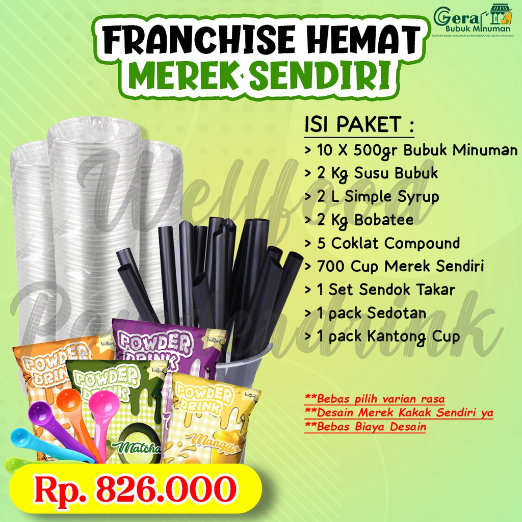 

PAKET USAHA MINUMAN MEREK SENDIRI