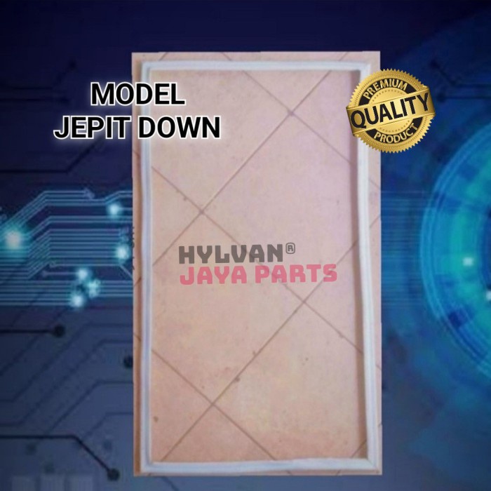 GASKET KARET PINTU KULKAS SANYO 1 PINTU 49 X 103 Cm MODEL JEPIT