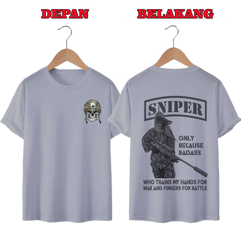 KAOS DISTRO PRIA KEREN, TERMURAH BISA COD,SNIPER 2