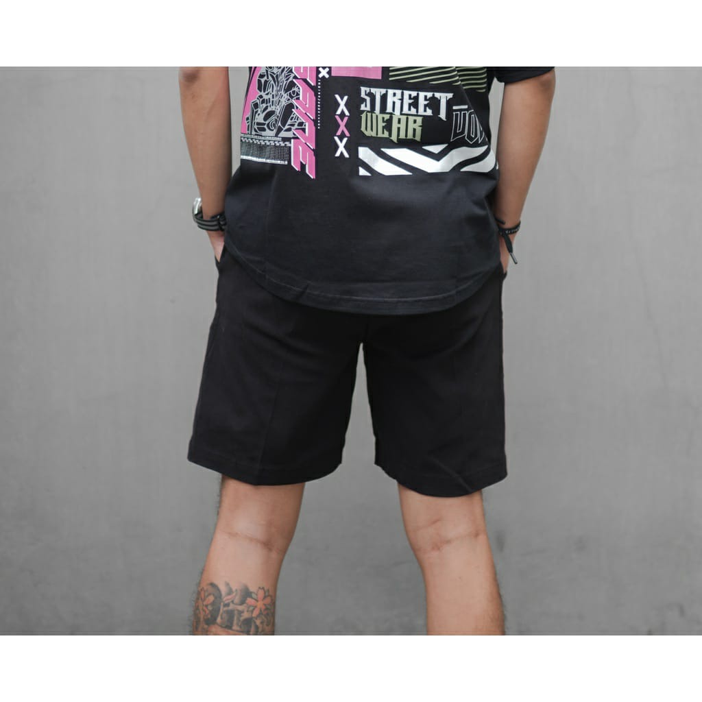Celana Pendek Twill / Roger Boardshort boxer drill celana cowo atau pria - Insane Wardrobe
