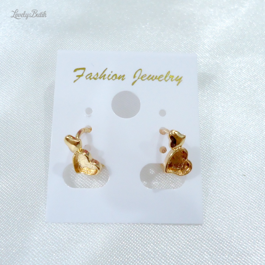 Anting Klip Anak Bayi Xuping Gold Lapis Emas Model Lope Kecil Lucu Lovelybutik