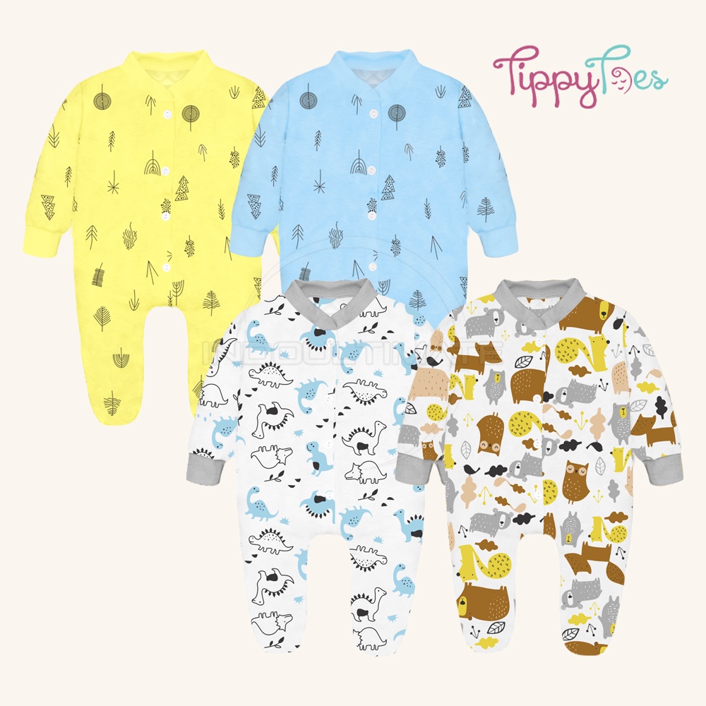 SNI 1 Pcs Sleepsuit Jumpsuit Panjang Kaki Buka dan Tutup Piyama Newborn COTTON Full Print Jumper Bayi Baju Panjang Bayi Katun Model Terbaru 2023 Baju Tidur Panjang Kaki Buka dan Kaki Tutup Murah Kualitas Terbaik BC-021KK BC-031KK BEST SELLER