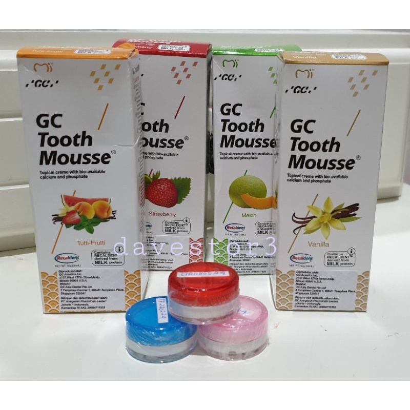 GC TOOTH MOUSSE anak ORIGINAL - share in jar 5 gram EXP 2024