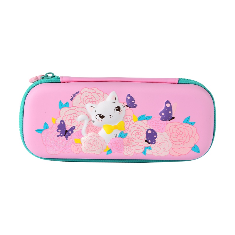 

Mideer 3D Pencil Case Pink Cat In The Garden Tempat Pensil Sekolah Anak 3+ Kotak Pensil Perempuan