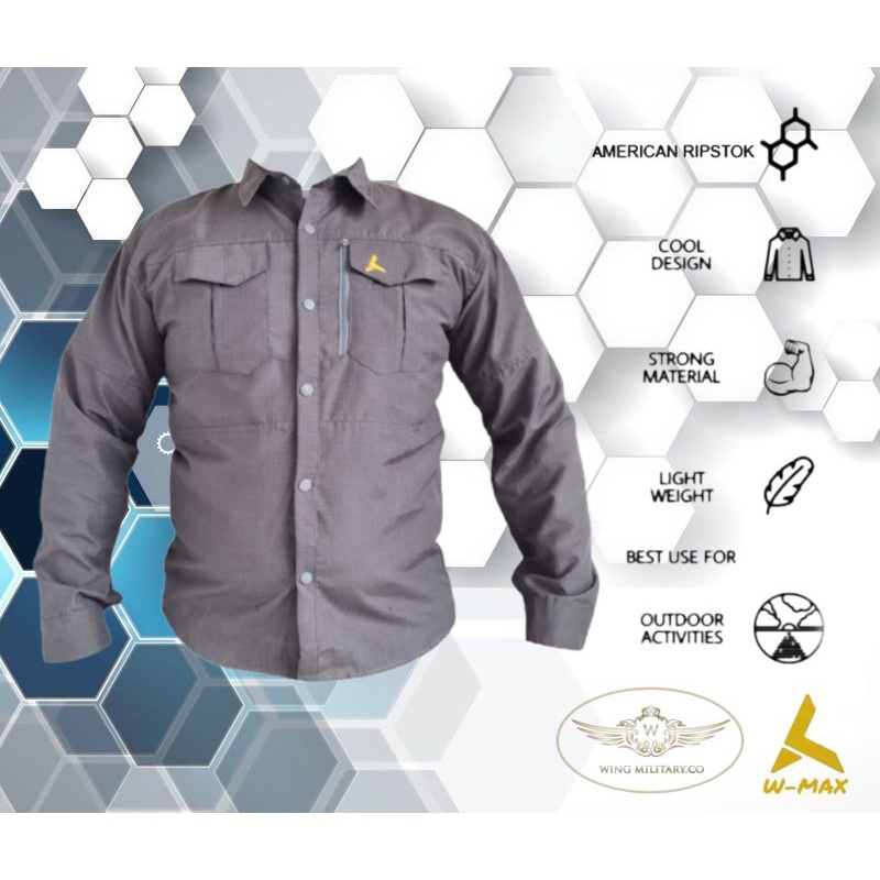 kemeja wmax tactical terbaru termurah