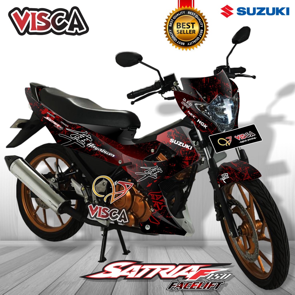 Decal Satria Fu Facelift 2014 Full Body Stiker Satria Fu Facelift 2014 Full Body Striping Satria Fu 