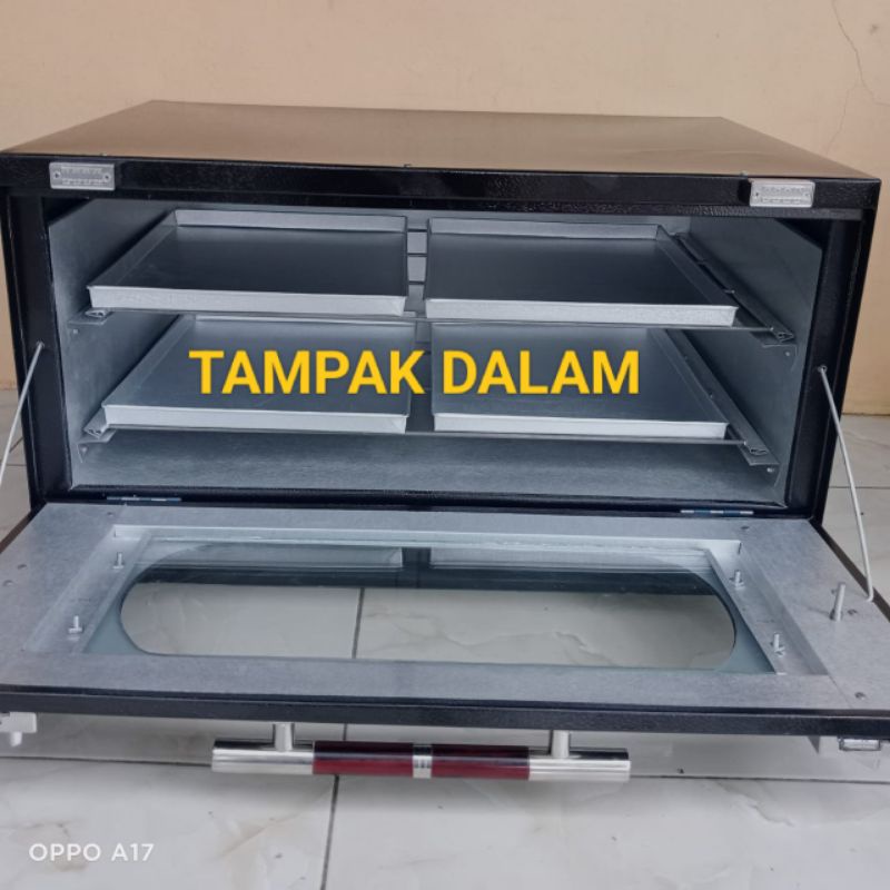 Oven Tangkring Kompor 2 Tungku Ukuran 60x40x36 Kapasitas 2 loyang