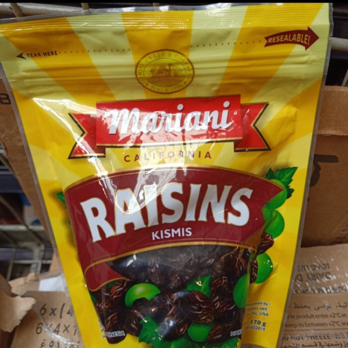 

Mariani raisins kismis 170gr