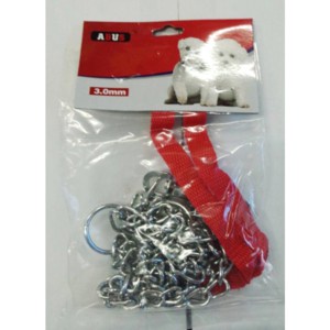 Kalung Rantai Leher Anjing Stainless 3mm TERMURAH