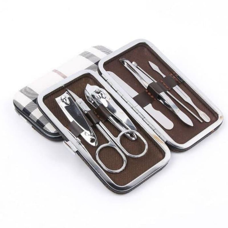 US249 Nail Art Set Perlengkapan Manicure Pedicure 7pcs Gunting Kuku By Toko Haji Usman