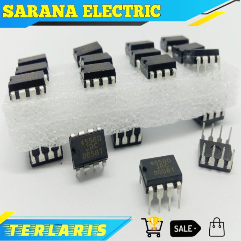 JRC4558 IC4558 DUAL AMPLIFIER NJM4558 4558D JRC 0058T