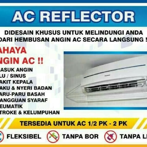 Reflektor Rreflector Ac / Talang Ac / Penahan Ac 2 Pk