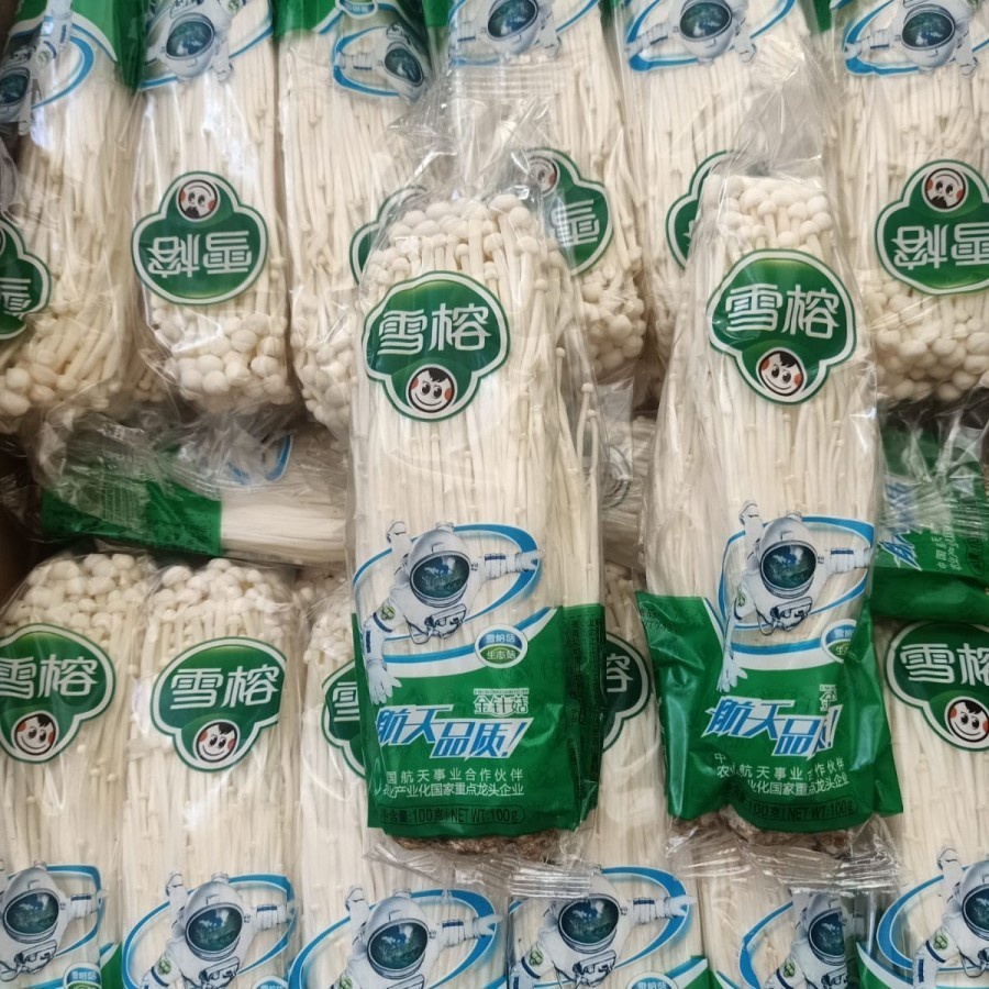 

Jamur Segar Enoki Mushroom 1 dus 50 pack
