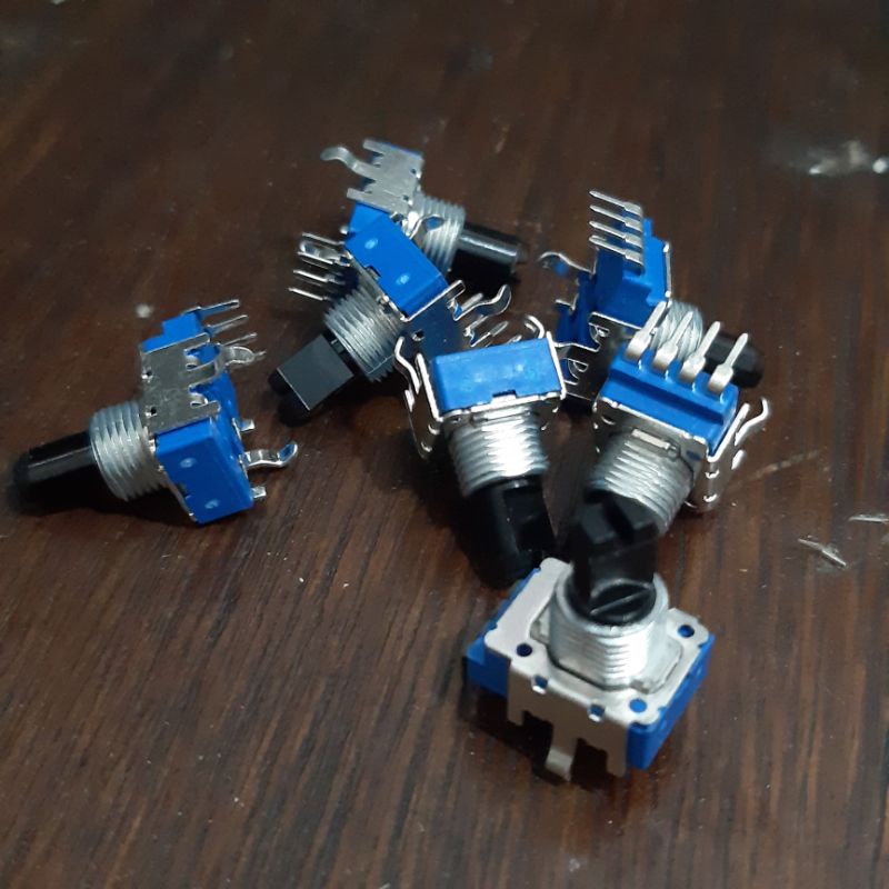 potensio 4 pin B10K tekuk