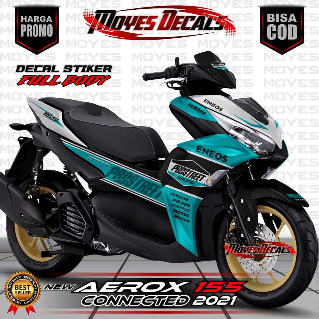 Decal Sticker New Aerox 155 Motif Prostreet Tosca Full body
