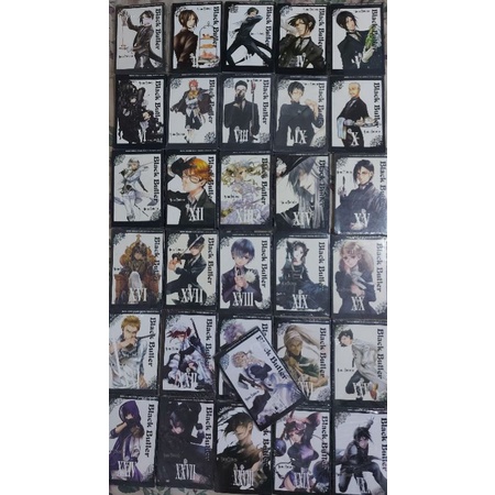 komik black butler 1-31 (1-12 kolpri, 13-31 segel)