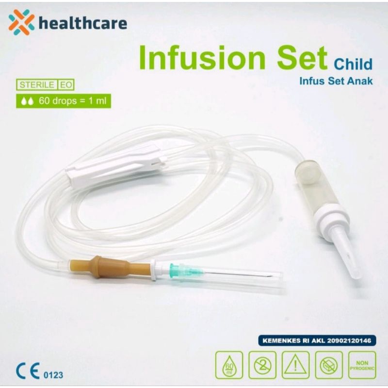 Healthcare - Infu Sion Set Anak &amp; Dewasa Per Buah